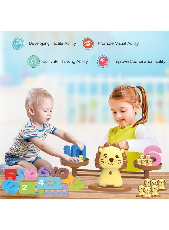 Kids Balance Lion Educational Toy – Numbers Learning & Counting Game – Ages 3+ - Image 4